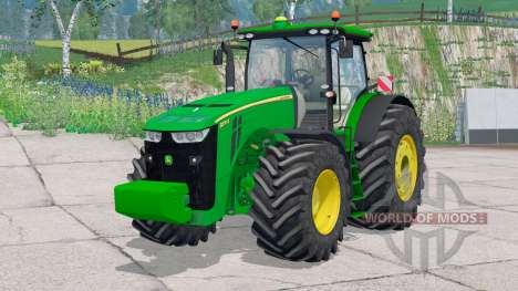 John Deere 8370R〡folding steering wheel for Farming Simulator 2015
