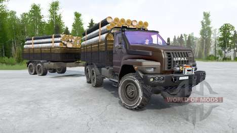 Ural Next〡16 of its modules for Spintires MudRunner