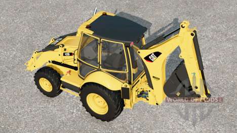 Caterpillar 420F〡there are double beaconlights for Farming Simulator 2017