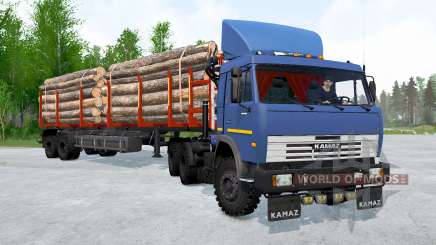 KAMAZ-54115〡animate elements for MudRunner