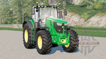John Deere 6R series〡there are extra light for Farming Simulator 2017