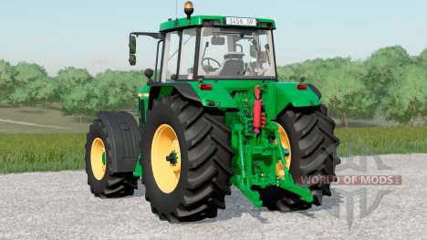 John Deere 7010 series〡changeable wheel color for Farming Simulator 2017