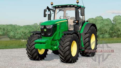 John Deere 6R series〡configurable front weight for Farming Simulator 2017