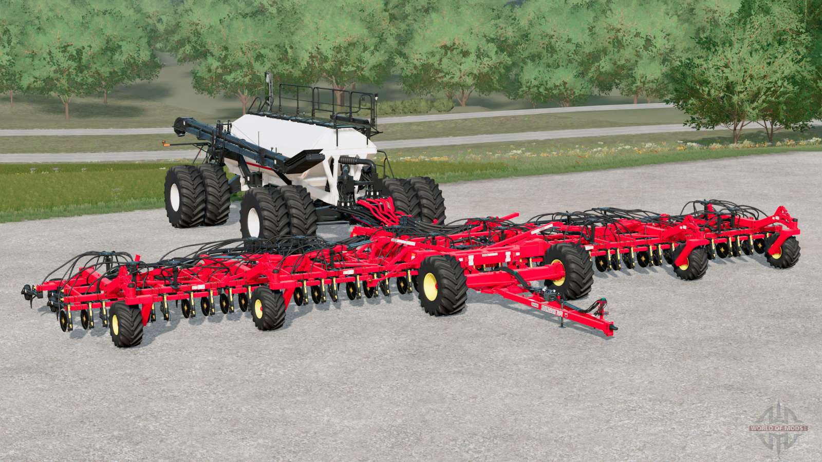 Bourgault 3320 and 7950〡working width 23.2 m for Farming Simulator 2017