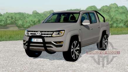Volkswagen Amarok Double Cab 2019〡mid-size pick-up truck for Farming Simulator 2017