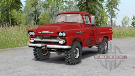 Chevrolet Apache Fleetside Pickup Truck 1958 for Spin Tires