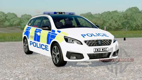 Peugeot 308 SW GT UK Police 2018 for Farming Simulator 2017