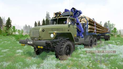 Ural-4320〡19 of its modules for Spintires MudRunner