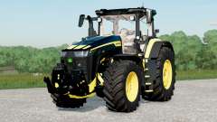 John Deere 8R series〡black & yellow version for Farming Simulator 2017