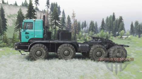 MZKT-7429 8x8 for Spin Tires