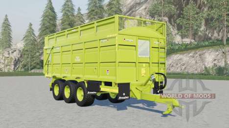 Broughan 24ft tri axle silage   trailer for Farming Simulator 2017