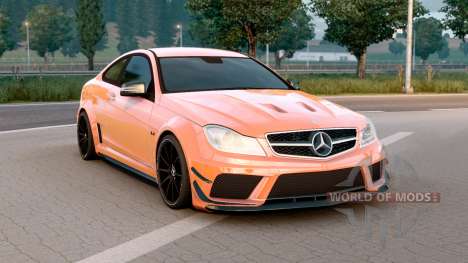 Mercedes-Benz C 63 AMG Black Series Coupe 2012 for Euro Truck Simulator 2