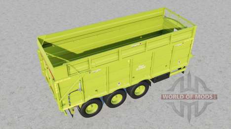 Broughan 24ft tri axle silage   trailer for Farming Simulator 2017