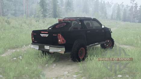 Toyota Hilux 4x4 Double Cab 2015 for Spintires MudRunner