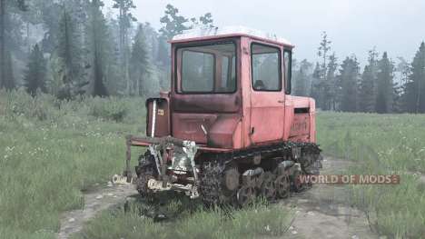 DT-75 crawler tractor for Spintires MudRunner