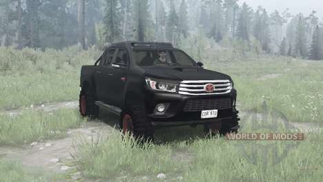 Toyota Hilux 4x4 Double Cab 2015 for Spintires MudRunner