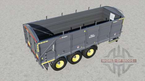 Broughan 24ft tri axle silage trailer for Farming Simulator 2017