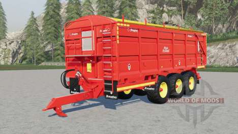 Broughan 24ft tri axle silage  trailer for Farming Simulator 2017