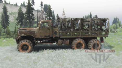 KrAZ-255B Rusty for Spin Tires