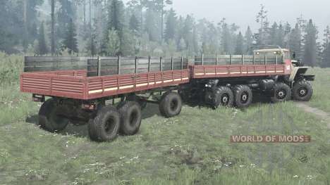 Ural-6614 8x8 for Spintires MudRunner