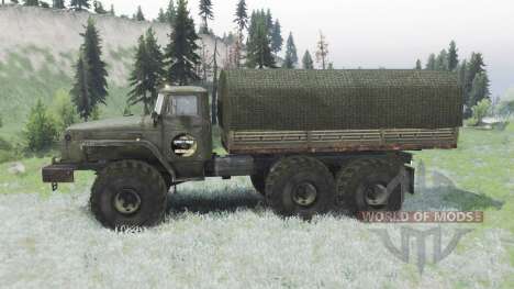 Ural-4320 6x6 for Spin Tires