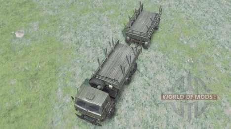 KamAZ-43101 . for Spin Tires