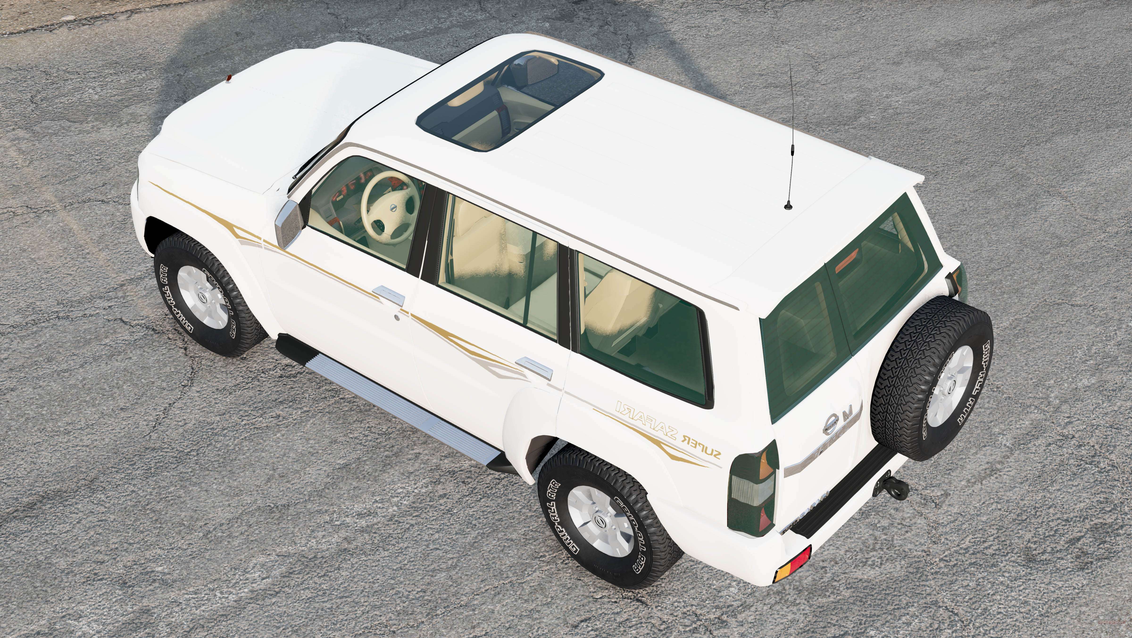 Nissan Patrol Y60 5-door 1987 3D model