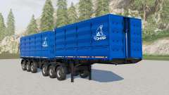Tonar-95411 grain-trailer articulated for Farming Simulator 2017
