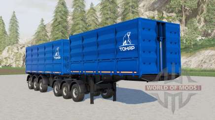 Tonar-95411 grain-trailer articulated for Farming Simulator 2017