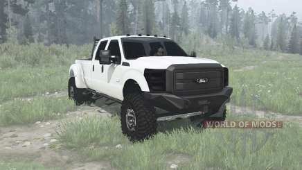 Ford F-350 Super Duty King Ranch Crew Cab 2011 for MudRunner