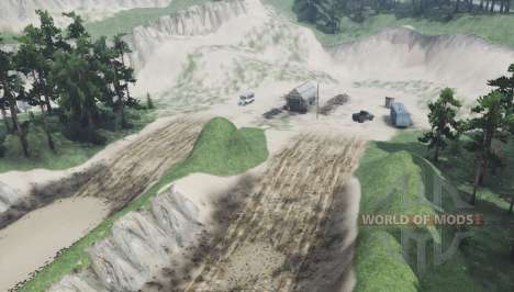 Sand   quarry for Spin Tires
