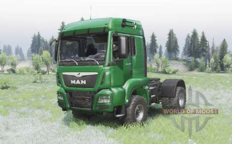 MAN TGS 18.440 4x4 LX  Cab for Spin Tires