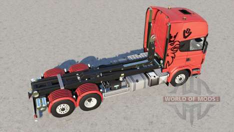 Scania R730 Hooklift Topline Cab for Farming Simulator 2017