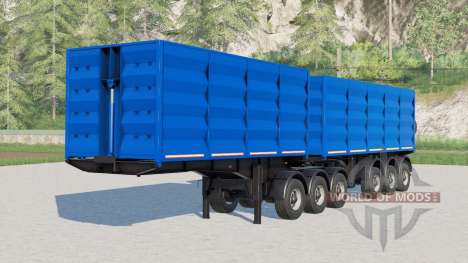 Tonar-95411 grain-trailer  articulated for Farming Simulator 2017