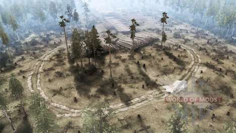 Map Forestry for Spintires MudRunner