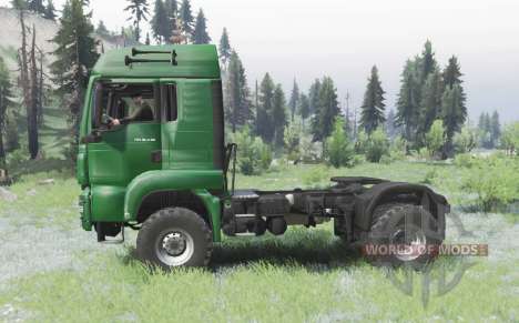 MAN TGS 18.440 4x4 LX  Cab for Spin Tires