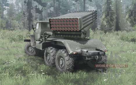 Ural-375D BM-21 for Spintires MudRunner