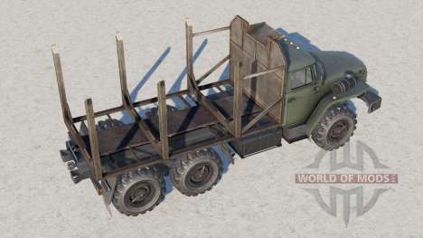 Ural-4320 short log truck for Farming Simulator 2017