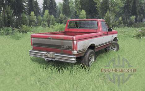 Ford F-150 Regular Cab XLT Styleside Pickup 1992 for Spin Tires