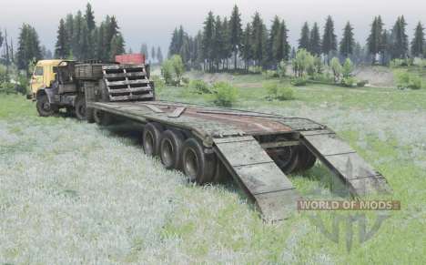 KamAZ-53504 6x6 for Spin Tires