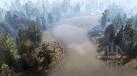 Mountain  river for Spintires MudRunner