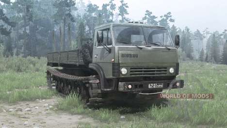 KamAZ-4310 tracked all-terrain for Spintires MudRunner