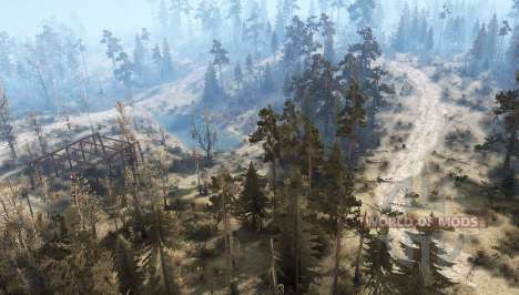 Map Lowland for Spintires MudRunner
