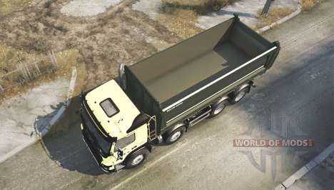 Volvo FMX 500 8x8 Day Cab with tipper body 2013 for Spintires MudRunner
