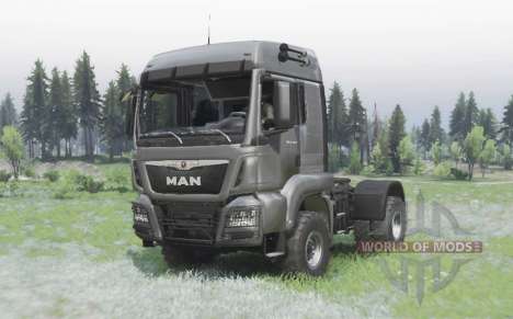 MAN TGS 18.440 4x4 LX Cab for Spin Tires