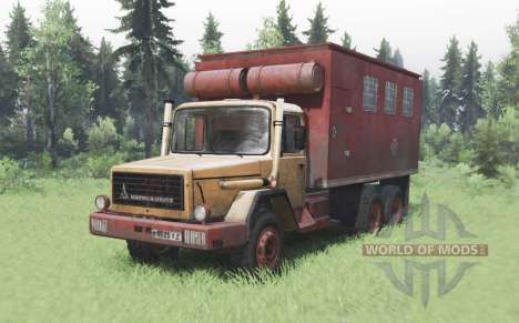 Magirus-Deutz 290 D 26 6x4 Chassis Cab 1975 for Spin Tires