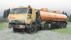KamAZ-53504 6x6 for Spin Tires