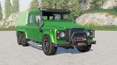 Land Rover Defender 110 6x6 Double Cab  Pickup for Farming Simulator 2017