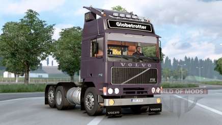 Volvo F12 Intercooler 6x2 Tractor Truck Globetrotter Cab for Euro Truck Simulator 2