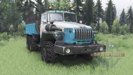 Ural-4320-10 6x6 for Spin Tires